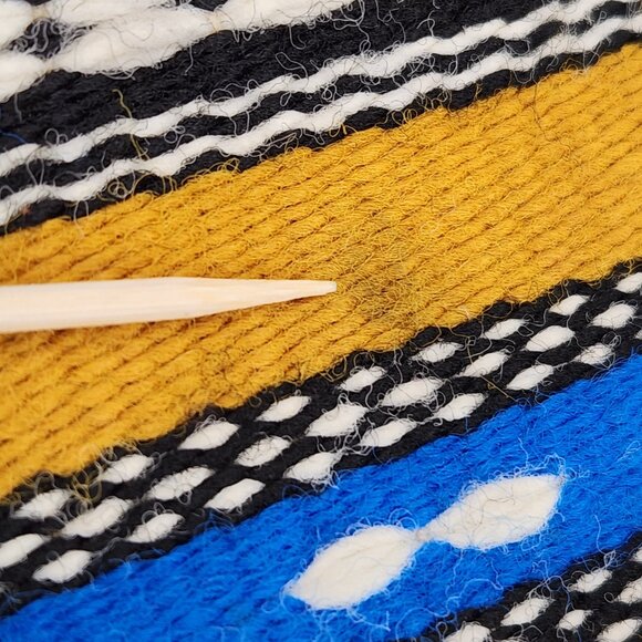 Handmade Woven Crossbody Bags Set | Greek Key Tribal Pattern Boho Tassel Accent - Picture 7 of 16